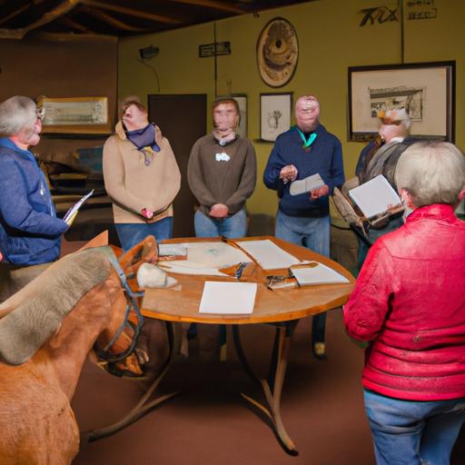Delving into the past: Horse enthusiasts uncover the secrets of Irish horse history through meticulous research.