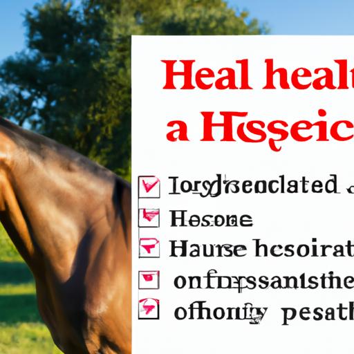 Horse Health Certificate