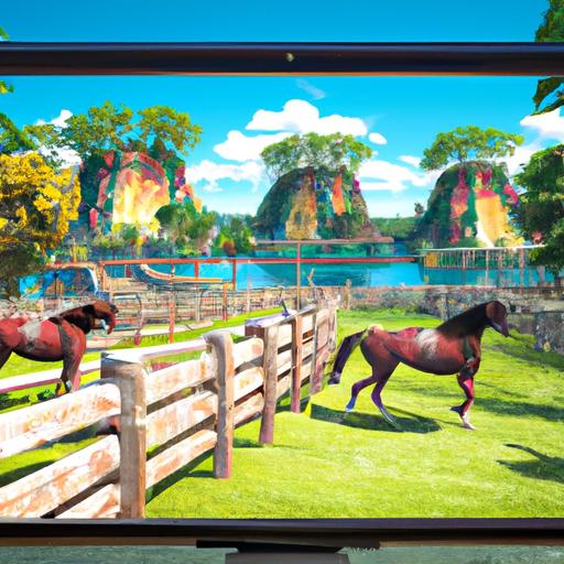 Explore breathtaking virtual worlds in horse story games