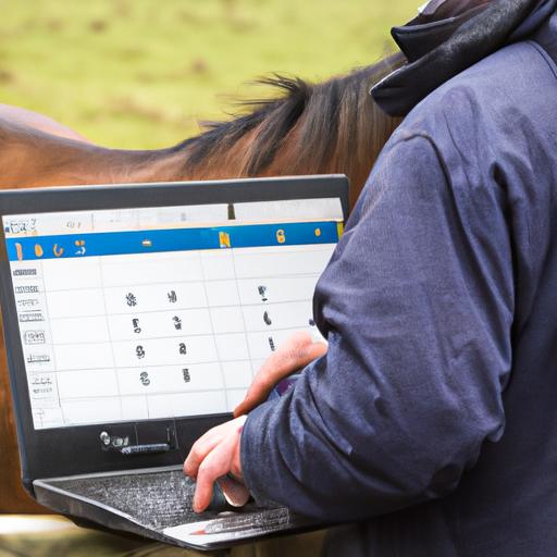 Efficiently searching for the perfect sport horse through the user-friendly database interface.