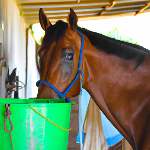 Ensuring a healthy and happy horse through regular grooming practices.