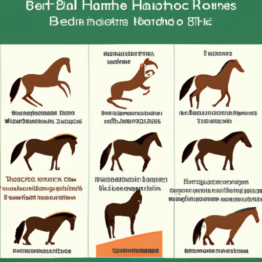 An engaging infographic highlighting the key categories included in a horse behavior chart, aiding in understanding horse behavior.