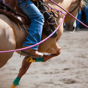 Lasso Horse Competition