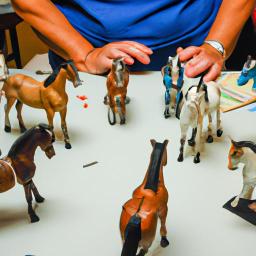 Experience the dedication and artistry of Breyer horse enthusiasts in action.