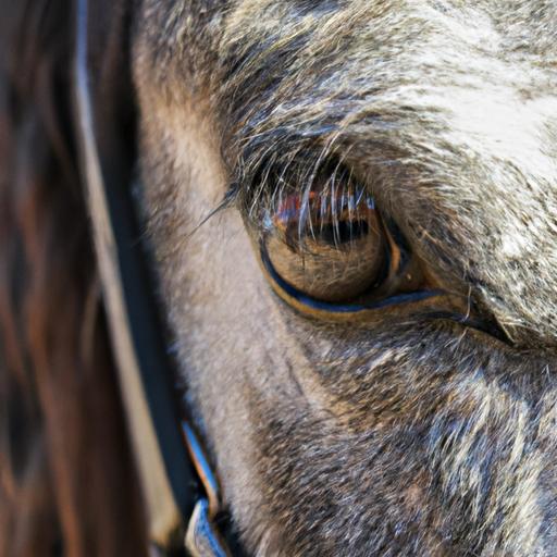 Capturing the soulful gaze of a Percheron horse, showcasing their intelligence and beauty.