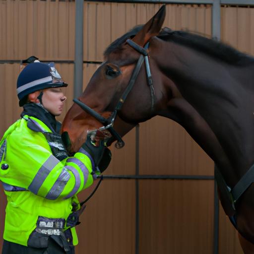 The special bond between a police officer and their dedicated police horse partner