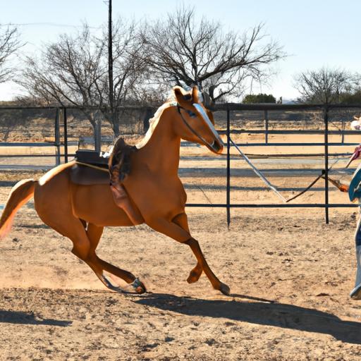 Amarillo, Texas trainers demonstrating the beauty of Quarter Horse Training