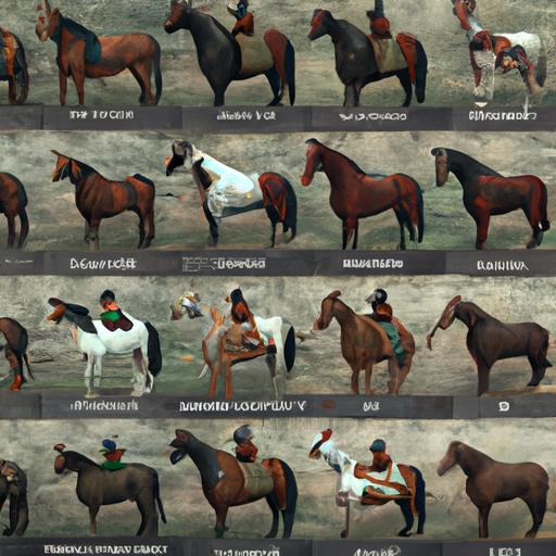 Discover the beauty and variety of horse breeds in Red Dead Redemption 2