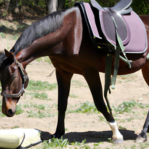 Introducing a rescue horse to tack requires patience and understanding.