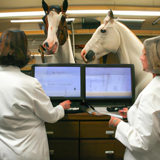 Researchers at NBAGR working diligently to unravel the genetic secrets behind various horse breeds.