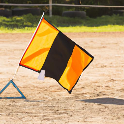 Retractable Horse Training Flag