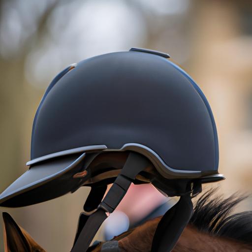 A rider wearing a helmet, prioritizing safety during horse riding in Oxford.