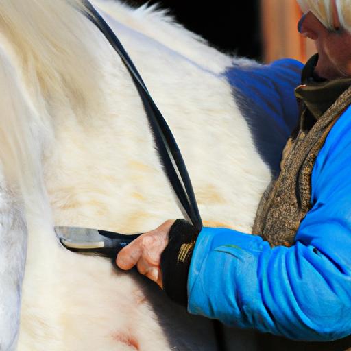 Maintaining a well-groomed coat for senior horses in winter