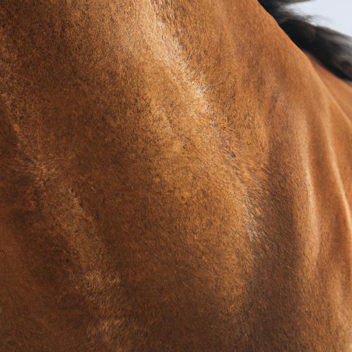 The radiant coat of a horse nurtured with Vitamin B in natural horse care
