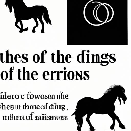 Experience the beauty and symbolism of Elven horses in 'Lord of the Rings'.