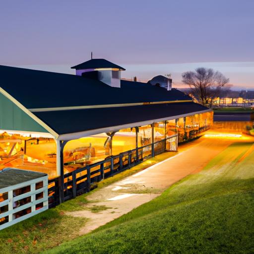 Experience unparalleled luxury and comfort in this cutting-edge sport horse stable.