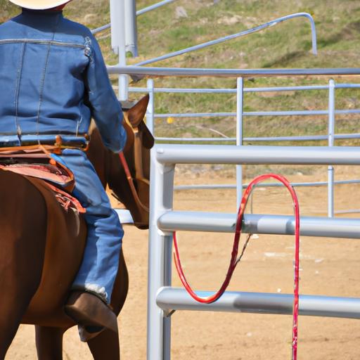 A rider skillfully working with a cow during the cow work segment of a versatility horse competition.