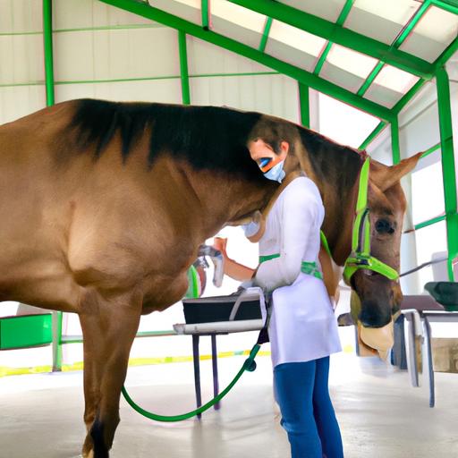 Dedicated veterinarians ensuring the well-being of horses at 704 Horse Health Blvd