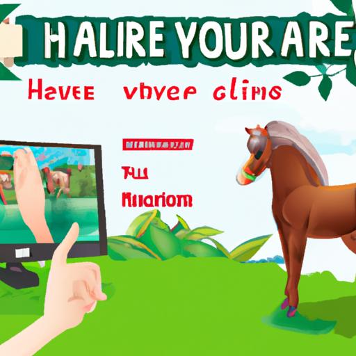 Immerse yourself in the virtual world of horse care games online