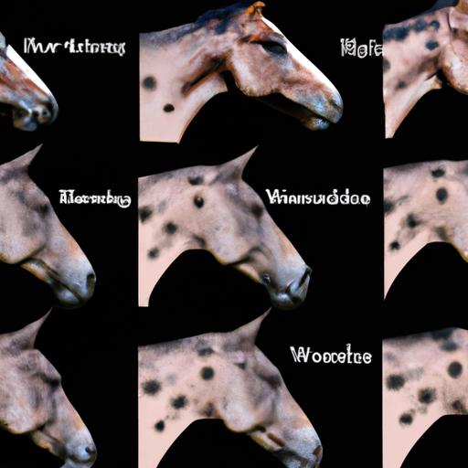These images highlight the progression of warts on a horse's neck, aiding in accurate identification and treatment.