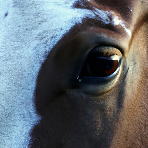 White Spot On Horses Eye